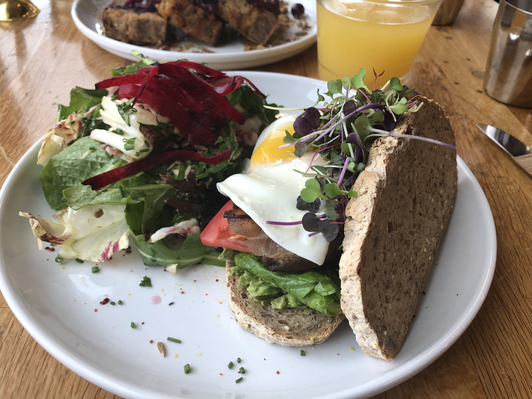 bastion pdx portland gluten free avocado toast with bacon